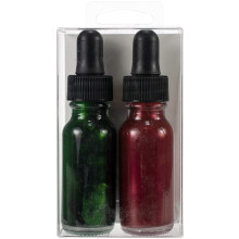 Encre Hero Arts gM102, vert Rouge scintillant Encres métalliques