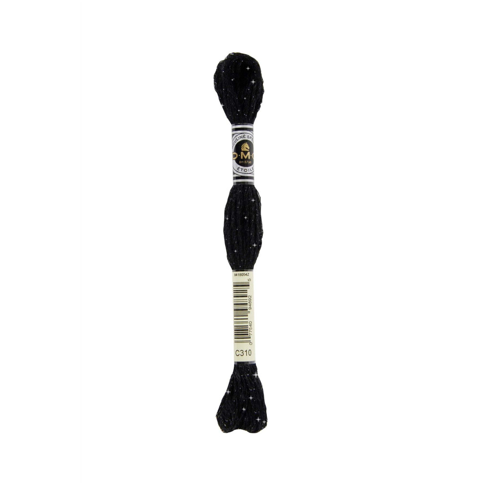 Dmc Corporation 6-Strand Etoile Floss 8.7Yd- Embroidery Acces Black
