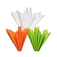 Papel de seda Papyrus de 24 hojas en tonos naranja, verde y blanco (paquete econ   mico)