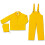MCR Safety 2003M Κλασικό PVC/Polyester 3-κομμάτι Μπουφάν Βροχής με Κουκούλα, Κίτρινο, Μεσαίο 1