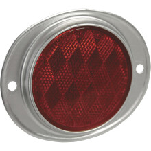 Blazer International B888R Ovaler Aluminiumreflektor Rot