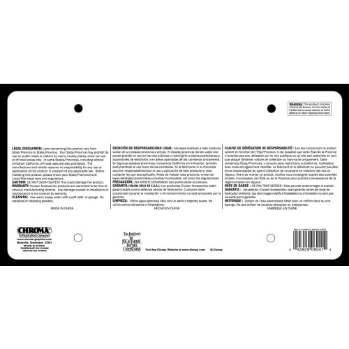 Chroma 6041 Nightmare Before Christmas Jack Plastic Frame 2
