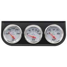 Equus 5200 2 """" Triple Gauge Kit White