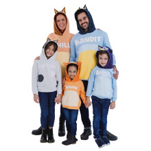 Bluey Bingo Peuter Jongens Fleece Pullover Hoodie 3T