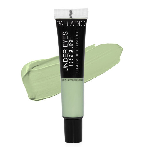 Palladio Under Eyes Disguise Full Coverage Concealer, Grüner Tee, 0,35 Unzen