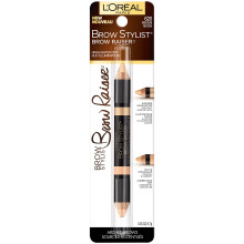 L'Oreal Paris Καλλυντικά Stylist Brow Raiser Highlighter Duo, Μεσαίο, 0.16 Οζ