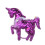 Einhorn Pailletten Haargummis 5
