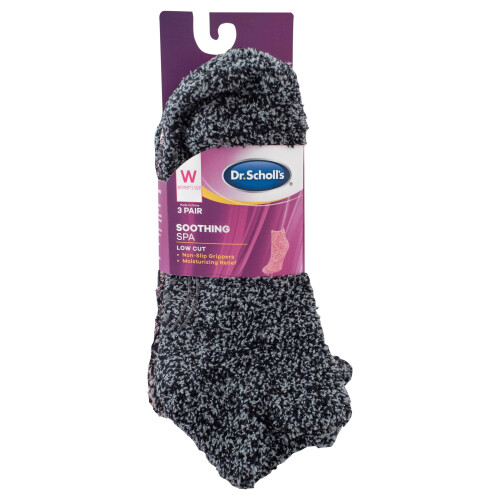 Scholl Dr. Scholl's Γυναικείες Κάλτσες Spa Χαμηλές, 3 Τεμάχια, Πολύχρωμες, Μέγεθος Παπουτσιού: 4-10 2