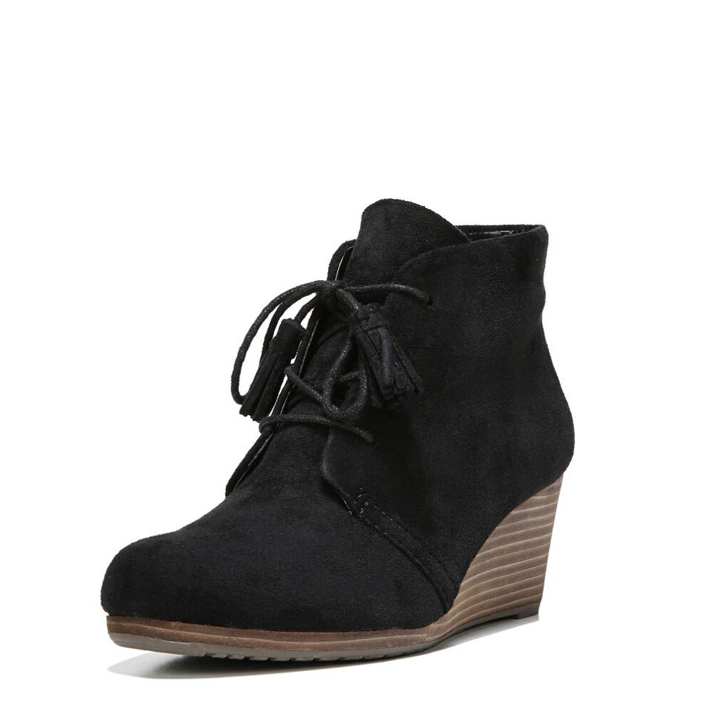 Dr. Scholl's Shoes womens Dakota boots  Black Microfiber Suede  9.5 US