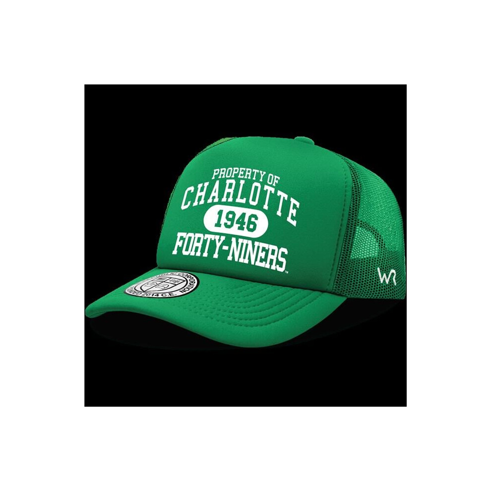 W Republic 1027-194-KEL Charlotte Forty-Niners Property of College Caps, Kelly-image-OPC-PGHDT8V-NEW