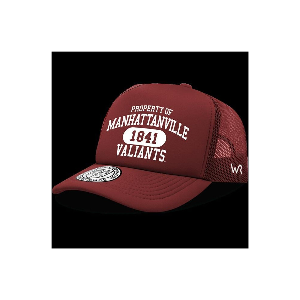 W Republic 1027-454-CAR Manhattanville Valiants Property of College Caps, Cardinal-image-OPC-PGHDWGW-NEW