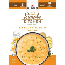 ReadyWise RWSK05-061 10.9 x 5.6 x 8.6 in. Simple Kitchen Cheddar Potato Soup 8 Servings per Pouch - 6 per Case