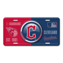 212 Main SLS43228 6 x 12 in. Cleveland Guardians Metal License Plate