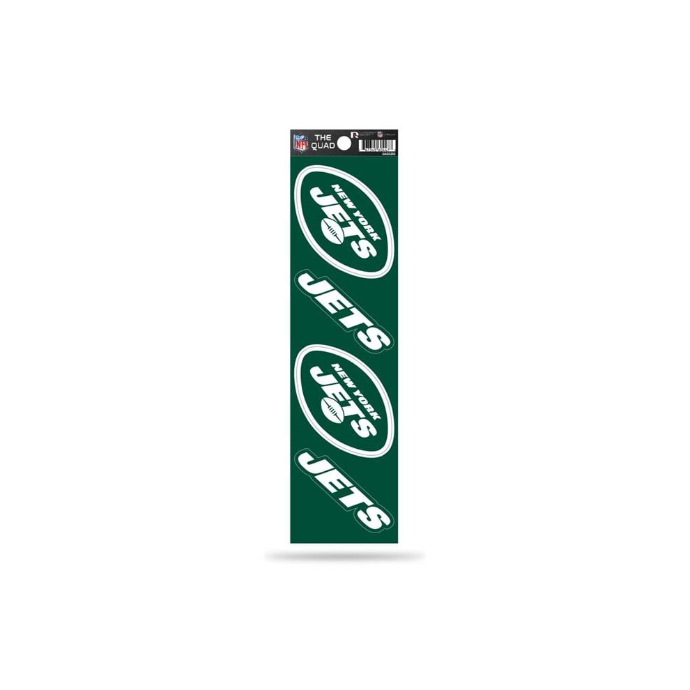 212 Main Qad2202 2.5 In. York Jets Quad Decal Set 767345604477