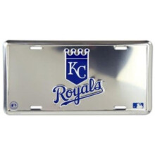 212 Main SUP50046 6 x 12 in. Kansas City Royals Anodized Metal License Plate