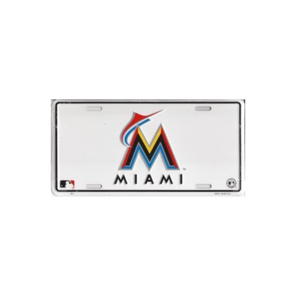 212 Main 663 6 X 12 In. Miami Marlins License Plate 783935028652