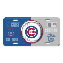 212 Main SLS43221 6 x 12 in. Chicago Cubs Metal License Plate