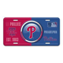 212 Main SLS43238 6 x 12 in. Philadelphia Phillies Metal License Plate