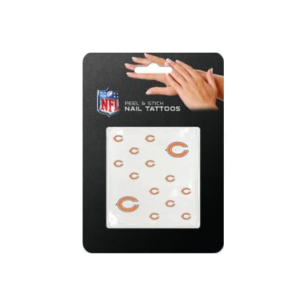 212 Main Nta1201 Chicago Bears Peel & Stick Nail Tattoos - 14 Piece
