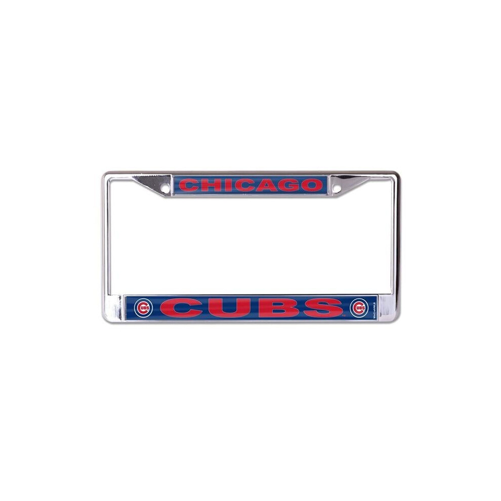 212 Main Wcf0718321 Chicago Cubs Laser Chrome License Plate Frame 606524071832