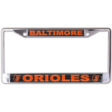 212 Main WCF0719221 Baltimore Orioles Laser Chrome License Plate Frame