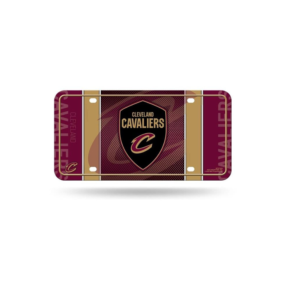 212 Main Mtg73004 6 X 12 In. Cleveland Cavaliers Metal License Plate 611407441725
