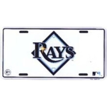 212 Main 670 6 x 12 in. Tampa Bay Rays License Plate