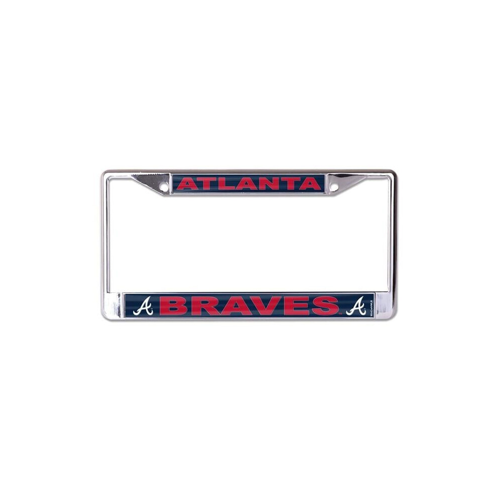 212 Main Wcf0718021 Atlanta Braves Laser Chrome License Plate Frame 606524071801