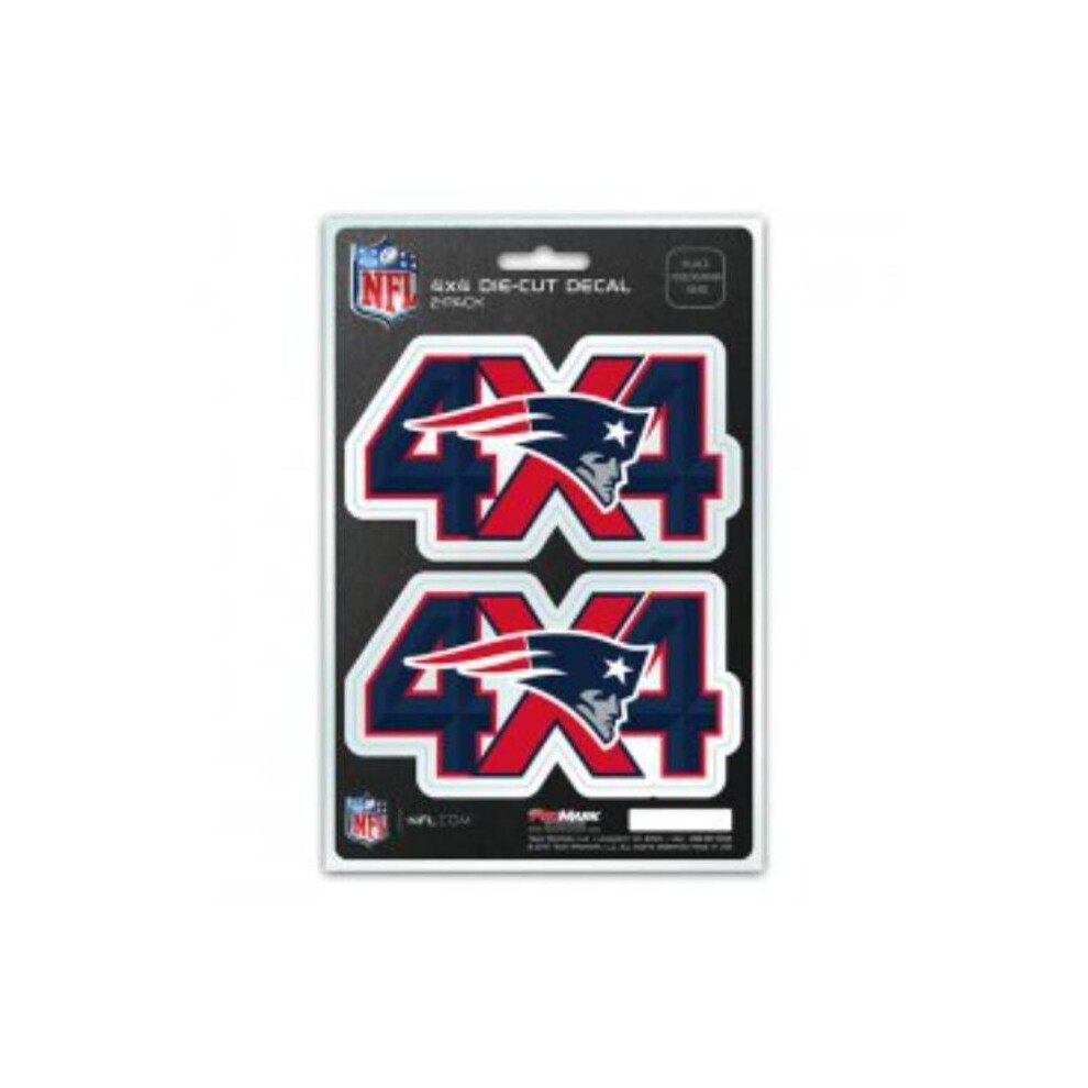 212 Main Dst4nf18 England Patriots 4X4 Decal Pack 681620063189