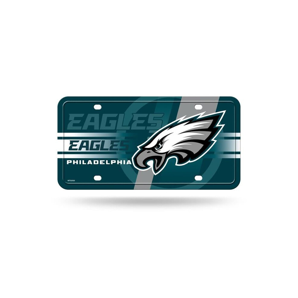 212 Main Mtg2525 6 X 12 In. Philadelphia Eagles Metal License Plate 611407463383