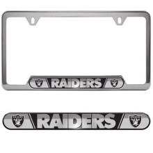 212 Main SLS61962 Las Vegas Raiders Premium Stainless License Plate Frame