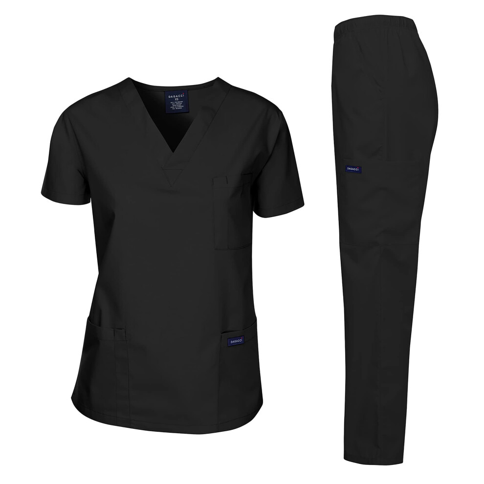 Dagacci Uniforme médical Femme et Homme Ensemble de gommage Unisexe T-shirt de gommage médical