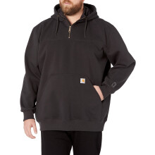 Sudadera con capucha Carhartt Rain Defender Paxton Heavyweight, Negra, Mediana