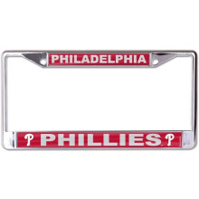 212 Main WCF0719421 Philadelphia Phillies Laser Chrome License Plate Frame