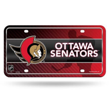 212 Main MTG9303 6 x 12 in. Ottawa Senators Metal License Plate