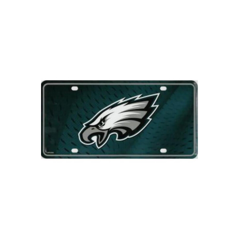 212 Main Mtg2502 6 X 12 Ft. Philadelphia Eagles Metal License Plate 767345350909