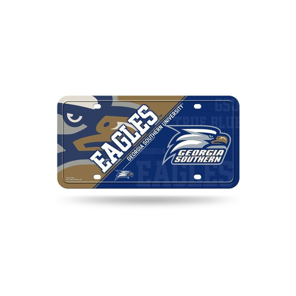 212 Main Mtg110402 6 X 12 In. Georgia Southern Eagles Metal License Plate 094746365219