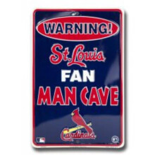 212 Main SP80050 8 x 12 in. St. Louis Cardinals Man Cave Parking Sign