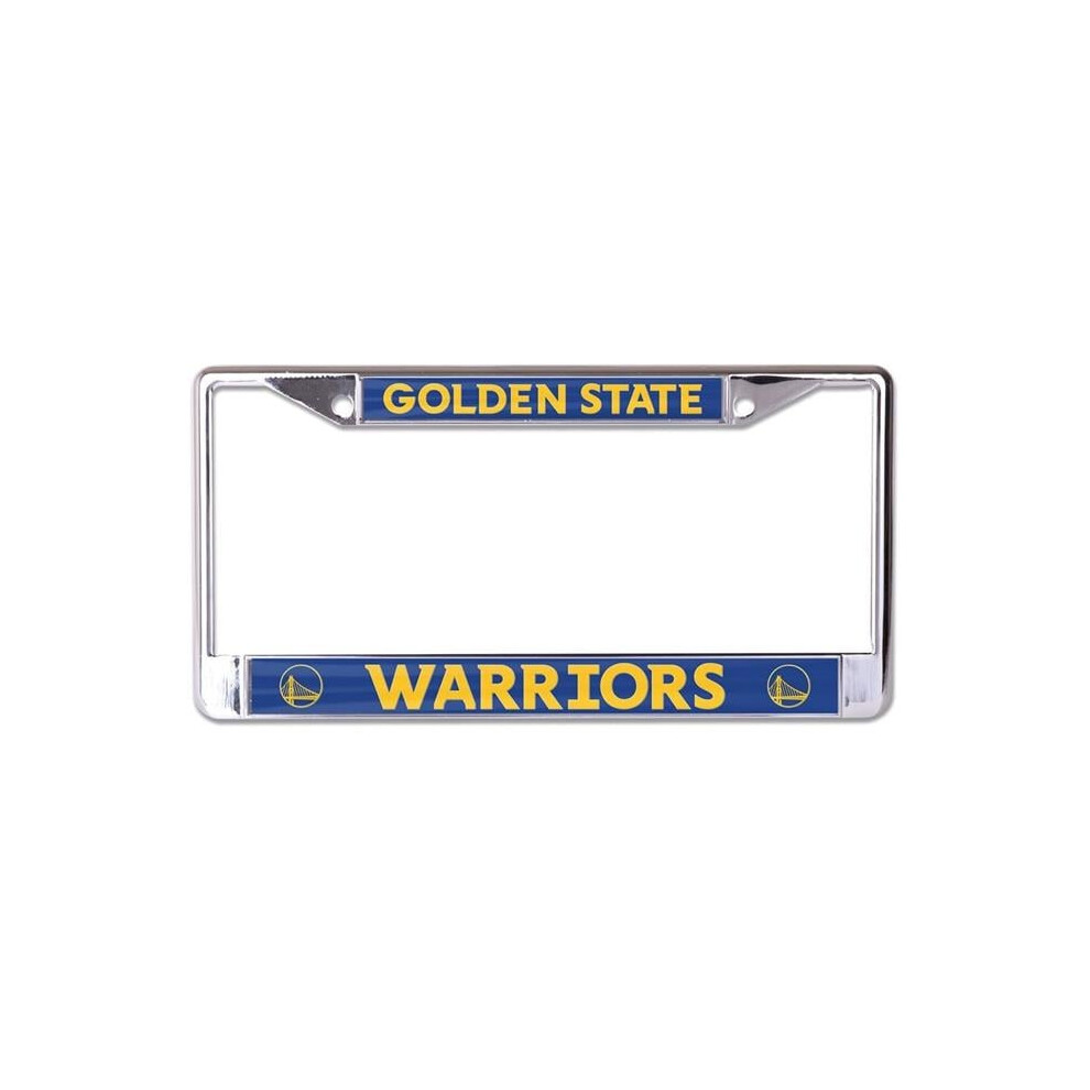 212 Main Wcf0716321 State Warriors Laser Chrome License Plate Frame Golden 606524071634