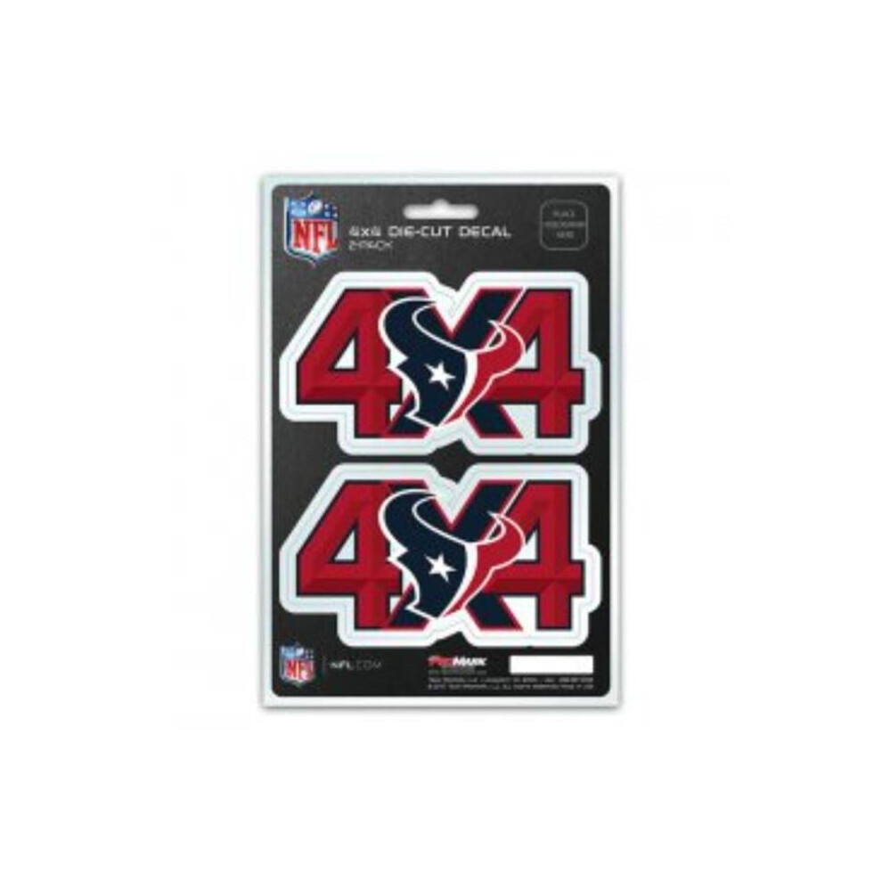 212 Main Dst4nf32 Houston Texans 4X4 Decal Pack 681620063325
