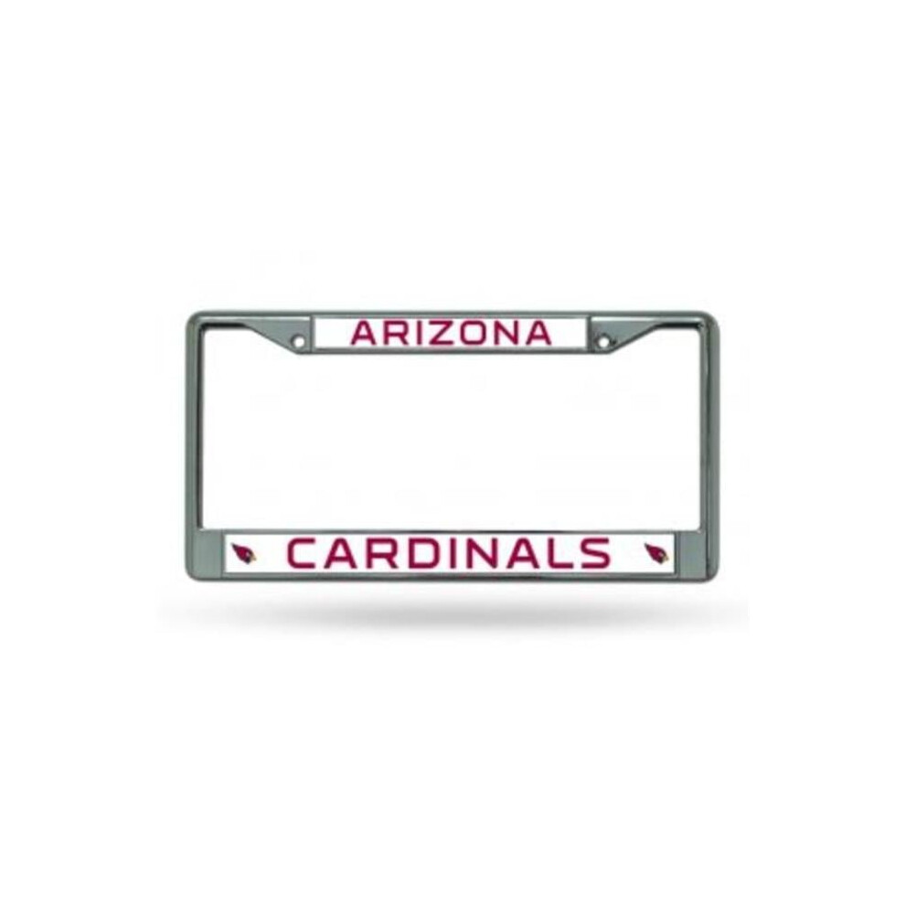 212 Main Fc3603 Arizona Cardinals Chrome License Plate Frame 767345213044