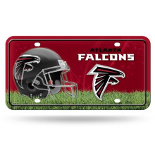212 Main MTG2002 6 x 12 in. Atlanta Falcons Metal License Plate