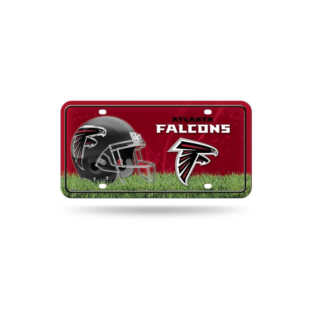 212 Main Mtg2002 6 X 12 In. Atlanta Falcons Metal License Plate 767345854384