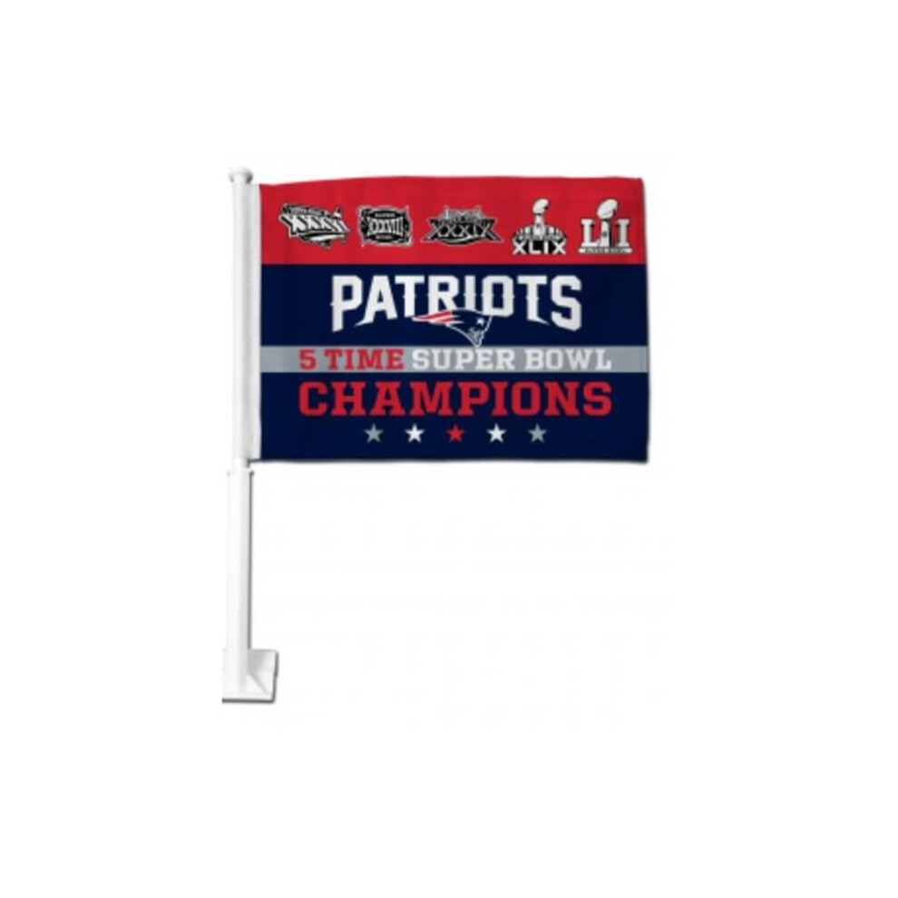 212 Main Fg15x5t 11 X 15 In. England Patriots Super Bowl 51 Champs Car Flag 767345332066