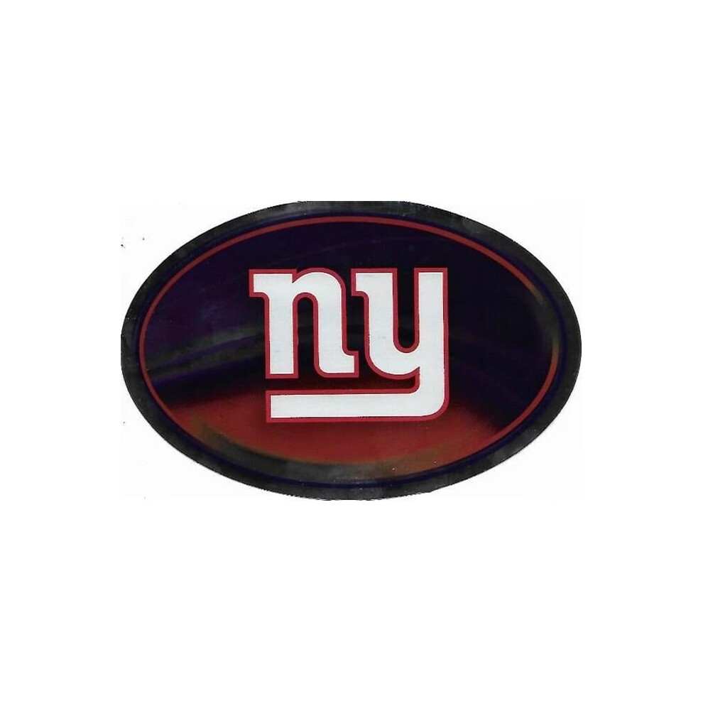 212 Main Ovm1401 6 X 4 In. York Giants Chrome Die Cut Oval Decal 767345582713