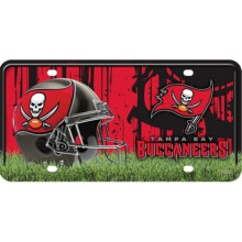 212 Main MTG2102 6 x 12 in. Tampa Bay Buccaneers Metal License Plate