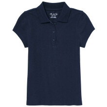 Dievcensk    polo tricko s kr   tkym ruk   vom z pique materi   lu The Children's Place Tidal, velkost S