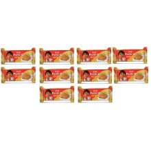 Parle-G Gold Biscuits For Kids & Family Cookies 100g (Pack of 10)