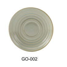 Yanco GO-002 Golden Coast 5.875 in. Saucer - China - Pack of 36