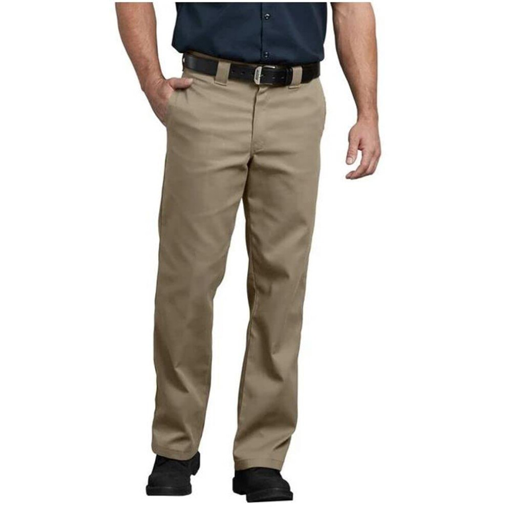 Dickies mens Original Flex Work Pants  Desert Sand  42W x 30L US